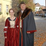 Ein starkes Team: Luther und seine Frau Katharina, gespielt von Volker und Kerstin Strauch. Foto be